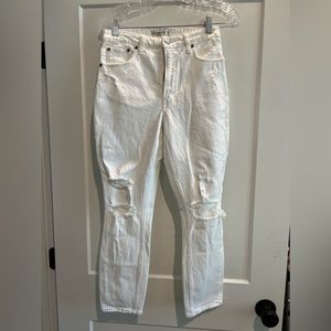Abercrombie & Fitch white jeans. Size 2 short